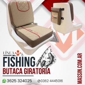 BUTACA FISHING GIRATORIAS PARA LANCHA LINEA M