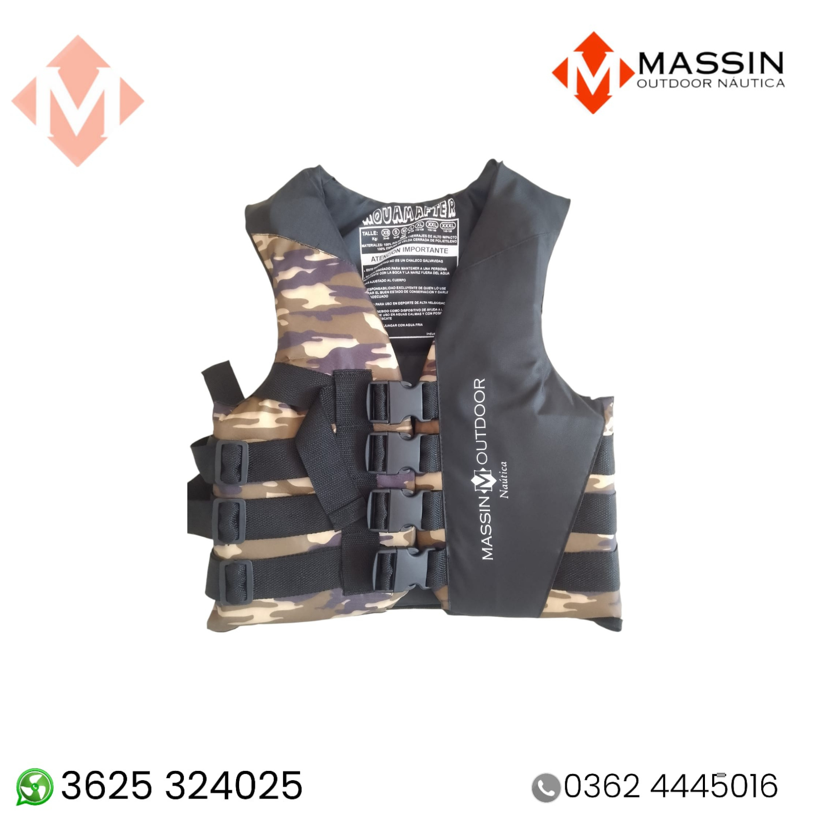 Salvavidas Adulto 4 Tiras Reforzado