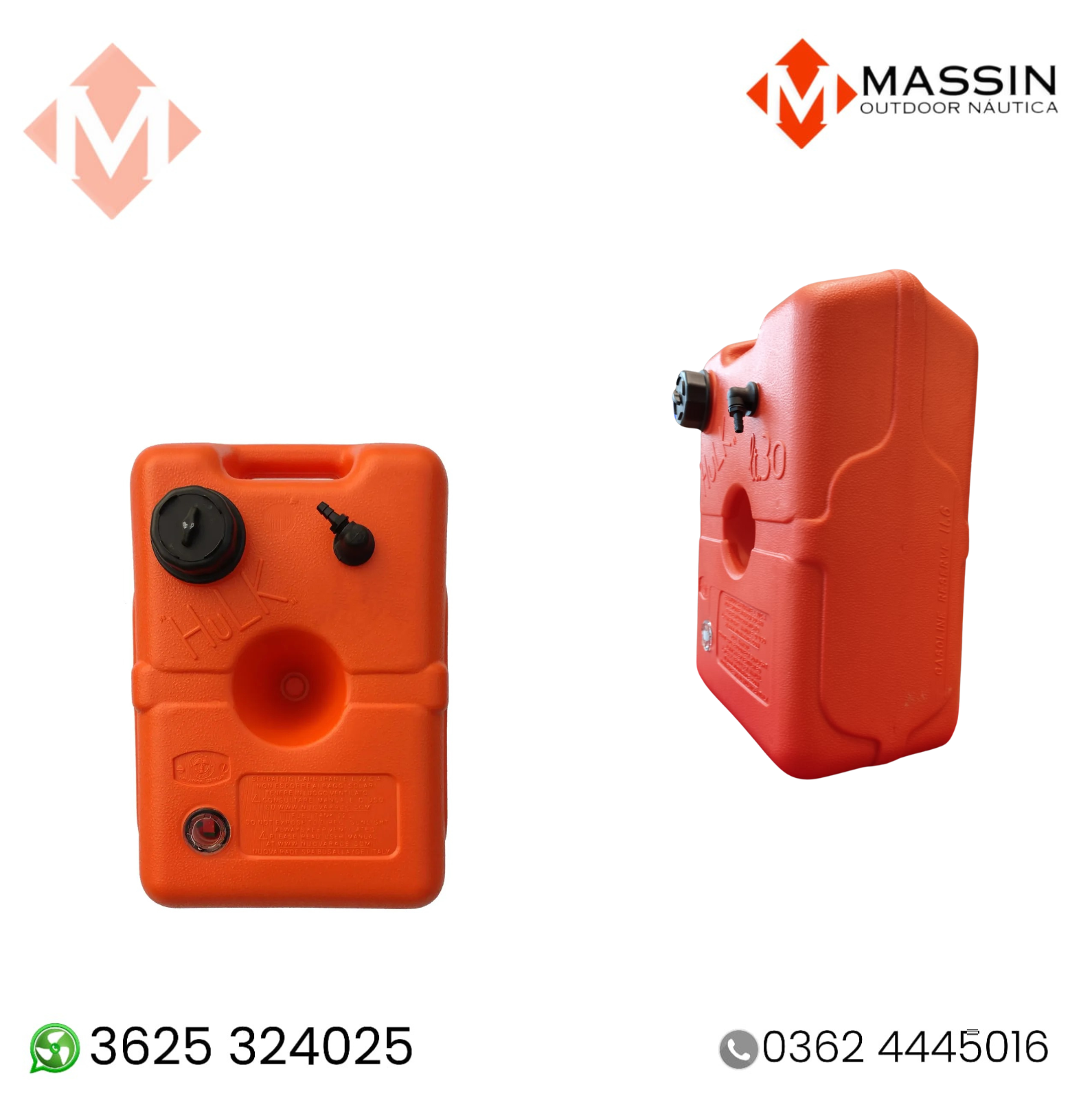 TANQUE DE NAFTA HULK 30LTS CON MEDIDOR